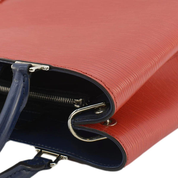 LOUIS VUITTON Kleber PM Epi Leather Shoulder Bag Red