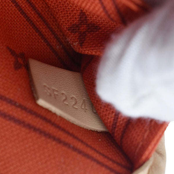 LOUIS VUITTON Neverfull My LV Heritage Monogram Canvas Tote Bag Red