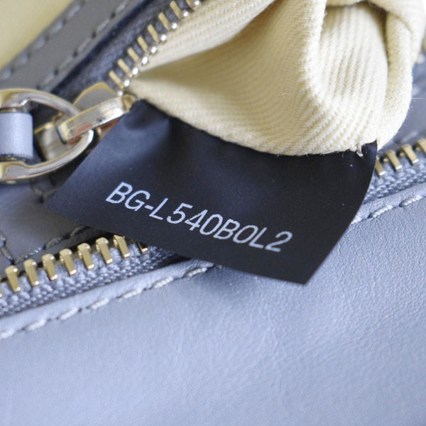 VALENTINO GARAVANI Rockstud Medium Leather Top Handle Shoulder Bag Dark Grey