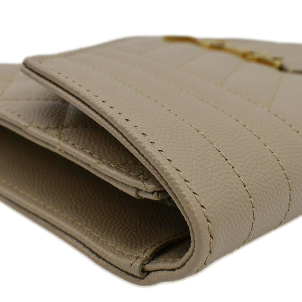 YVES SAINT LAURENT Envelope Flap Shoulder Bag Beige right corne rlook