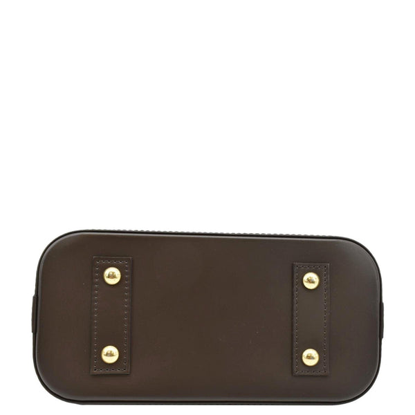 LOUIS VUITTON  Alma BB Damier Ebene Satchel Bag Brown