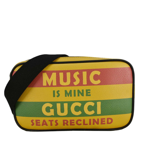 GUCCI 100 Centennial Music Is Mine Leather Belt Bag Multicolor 602695