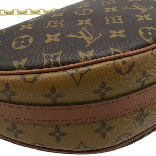 LOUIS VUITTON Loop Reverse Monogram Canvas Shoulder Bag Brown