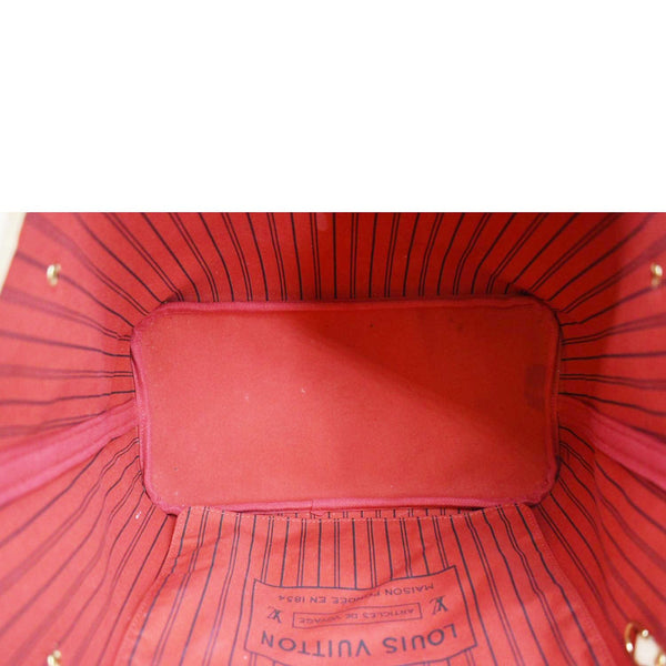 LOUIS VUITTON Neverfull MM Monogram Canvas Tote Bag Brown