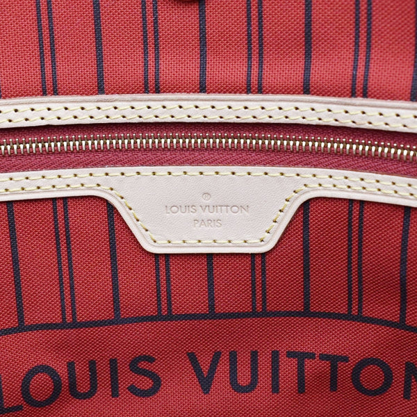 LOUIS VUITTON Neverfull MM Monogram Canvas Tote Bag Brown