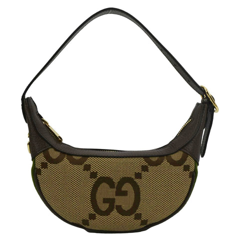 GUCCI Mini Ophidia Jumbo GG Supreme Canvas Hobo Bag Ebony 658551