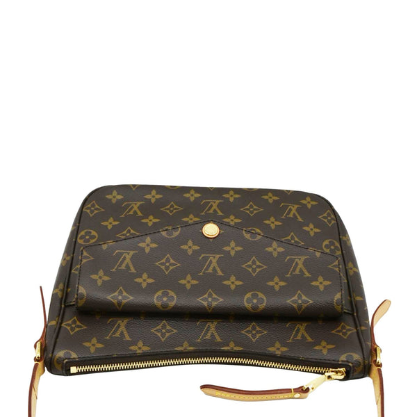 LOUIS VUITTON Mabillon Monogram Canvas Shoulder Crossbody Bag Brown