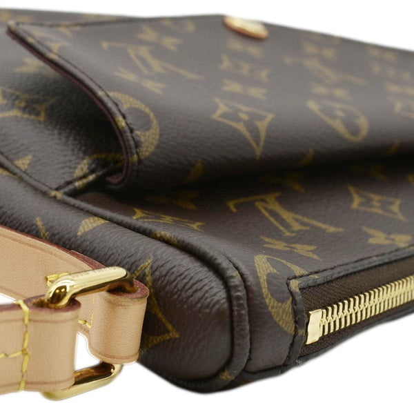 LOUIS VUITTON Mabillon Monogram Canvas Shoulder Crossbody Bag Brown