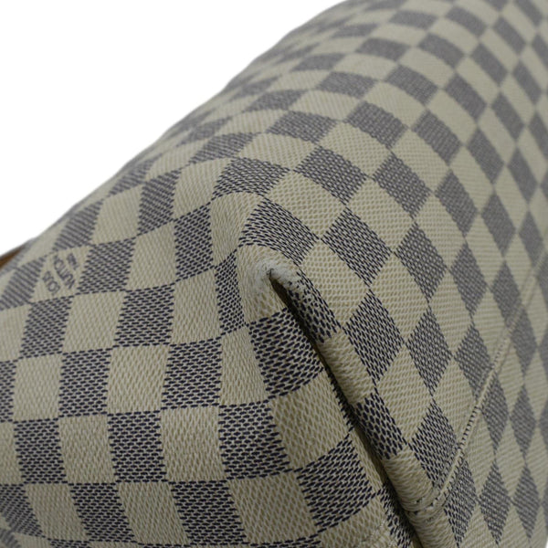 LOUIS VUITTON Graceful MM Damier Azur Shoulder Bag White