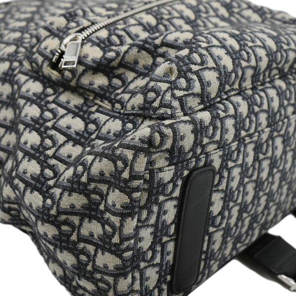 CHRISTIAN DIOR Kids Rider Mini Oblique Jacquard Backpack Beige