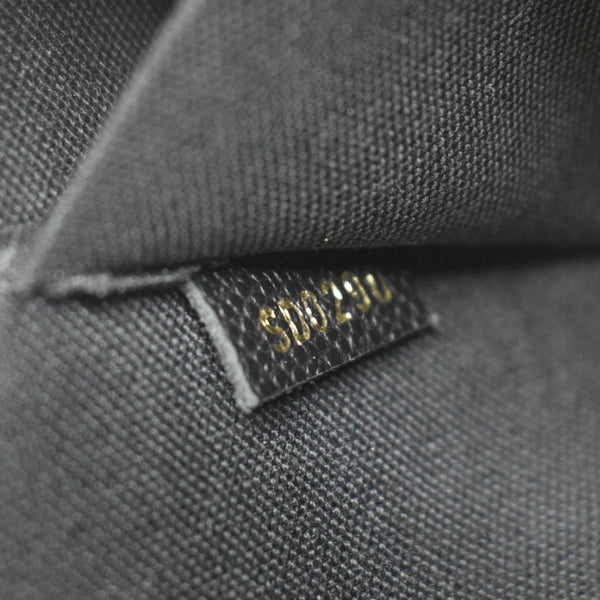 LOUIS VUITTON Felicie Monogram Empreinte Pochette Crossbody Bag Black