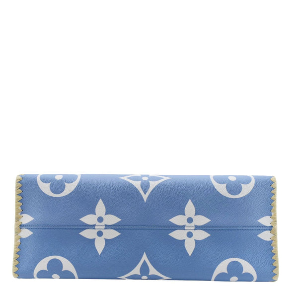 LOUIS VUITTON Onthego GM  By The Pool Raffia Portofino Canvas Tote Bag Multicolor