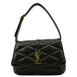 YVES SAINT LAURENT LE 57 Quilted Leather Hobo Bag Black