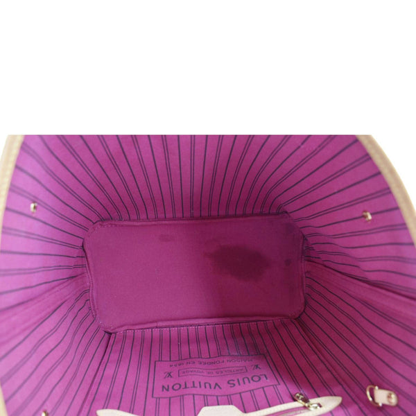 LOUIS VUITTON Neverfull MM Monogram Canvas Tote Bag Brown