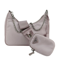 PRADA Re-Edition 2005 Re-Nylon Shoulder Bag Light Pink