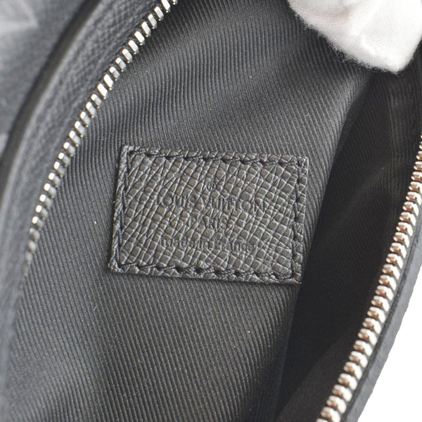 LOUIS VUITTON Duo Slingbag Taigarama Crossbody Bag Black