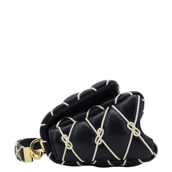 LOUIS VUITTON GO-14 MM Malletage Leather Shoulder Bag Navy Blue