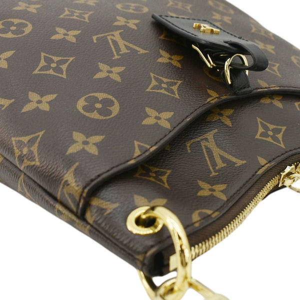 LOUIS VUITTON Odeon PM Monogram Canvas Shoulder Bag Brown