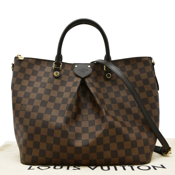 LOUIS VUITTON Siena MM Shoulder Bag Brown upper look