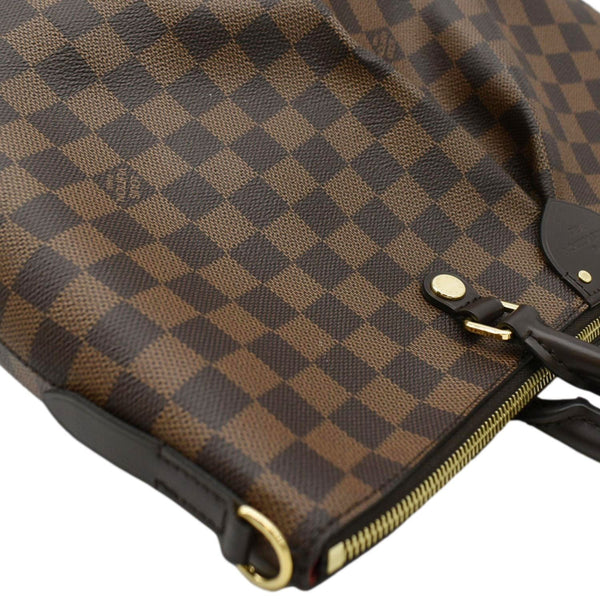 LOUIS VUITTON Siena MM Damier Ebene Shoulder Bag Brown