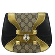 GUCCI Ogilide GG Supreme Canvas Shoulder Bag Gold 500781