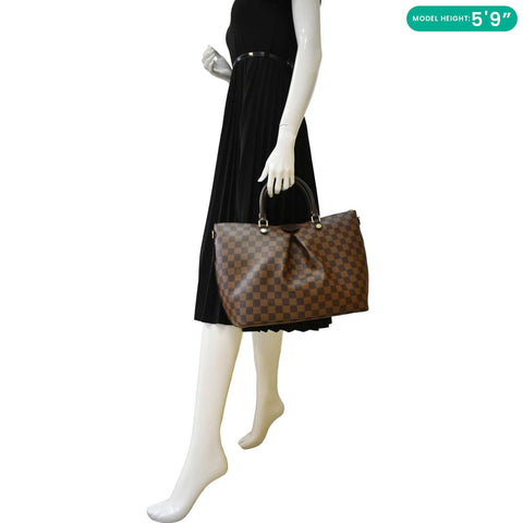 LOUIS VUITTON Siena MM Shoulder Bag Brown dummy look