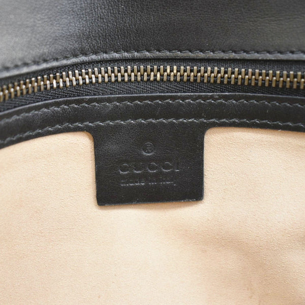 GUCCI GG Marmont Small Matelasse Leather Crossbody Bag Black 443497