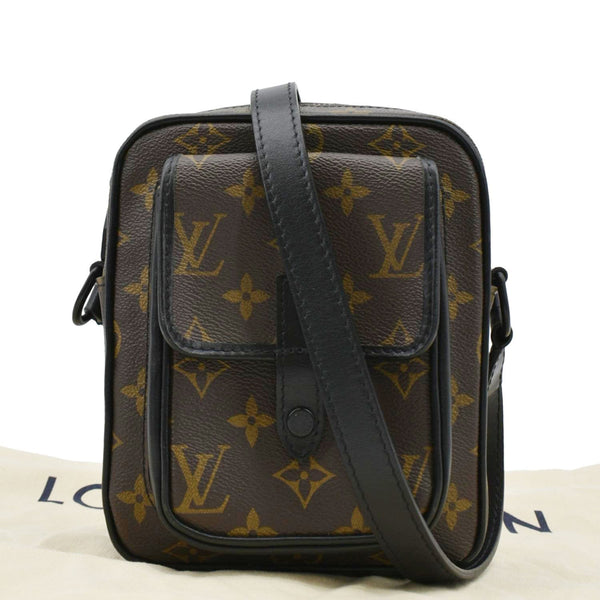 LOUIS VUITTON Christopher Monogram Canvas Crossbody Bag Black