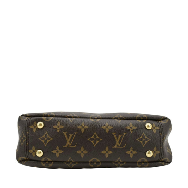 LOUIS VUITTON Pallas BB Monogram Canvas Shoulder Bag Brown