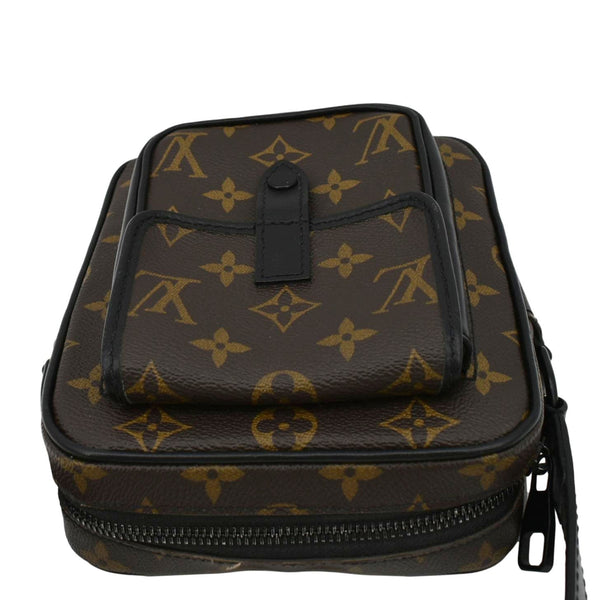 LOUIS VUITTON Christopher Monogram Canvas Crossbody Bag Black