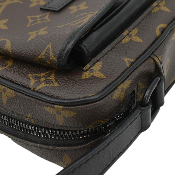 LOUIS VUITTON Christopher Monogram Canvas Crossbody Bag Black