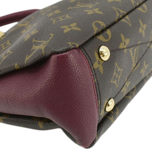 LOUIS VUITTON Pallas BB Monogram Canvas Shoulder Bag Brown