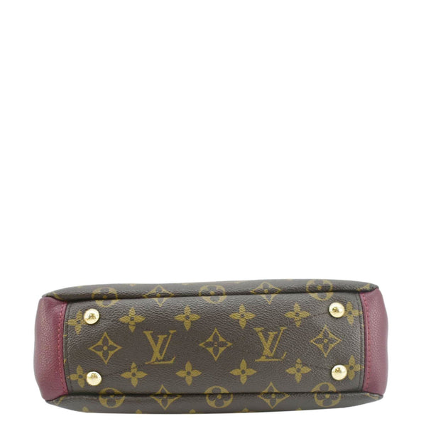 LOUIS VUITTON Pallas BB Monogram Canvas Shoulder Bag Brown
