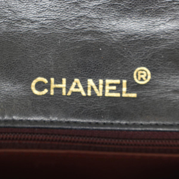 CHANEL Square Mini Flap Quilted Leather Chain Shoulder Bag Black