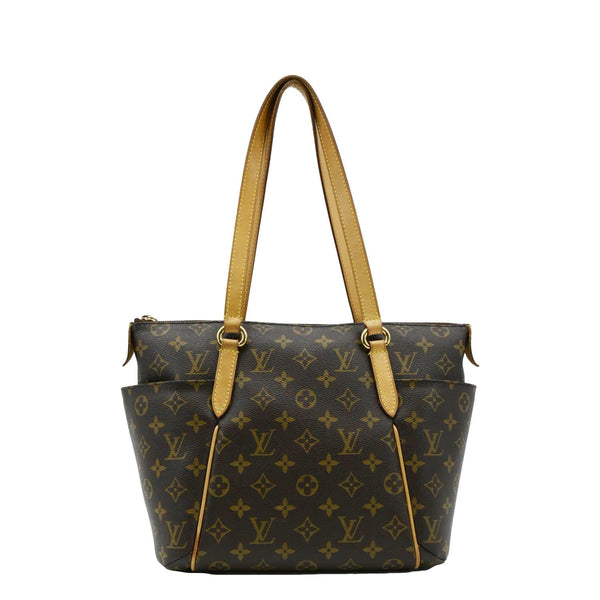 LOUIS VUITTON Totally PM Tote Bag Brown front side