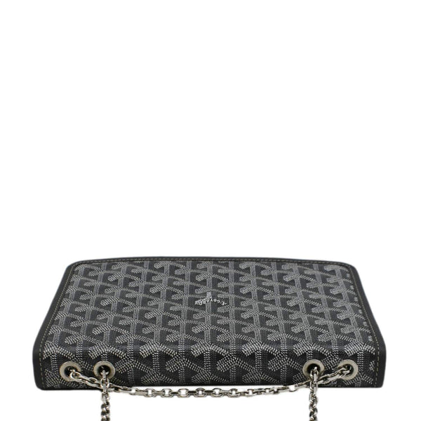GOYARD Alexandre III Canvas Messenger Bag Black