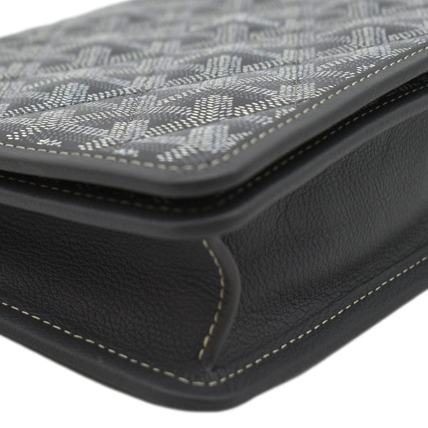 GOYARD Alexandre III Canvas Messenger Bag Black