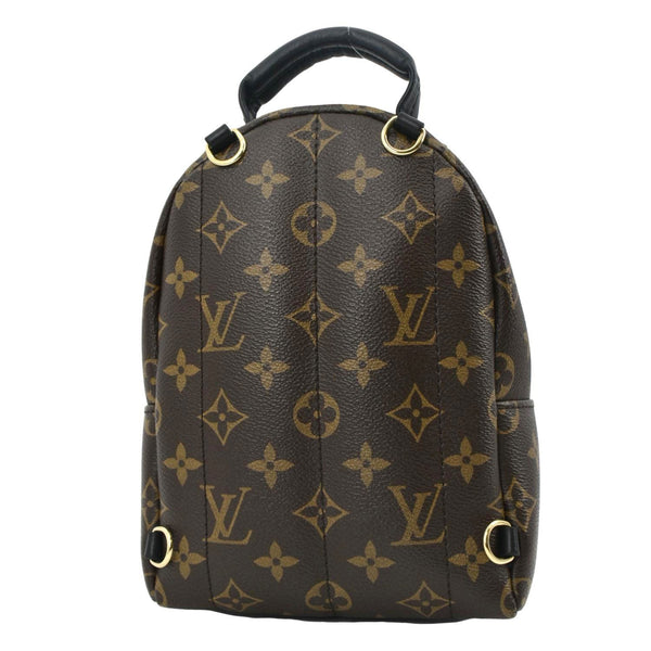 LOUIS VUITTON Palm Springs Mini Monogram Canvas Backpack Brown