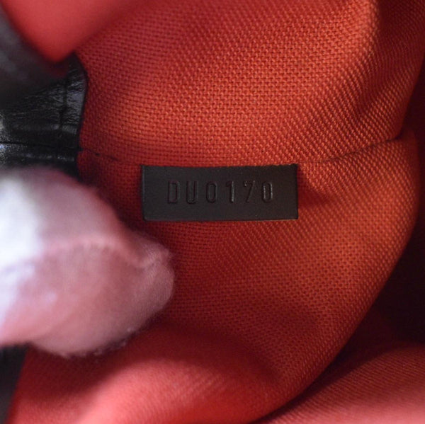 LOUIS VUITTON Verona PM Damier Ebene Satchel Bag Brown