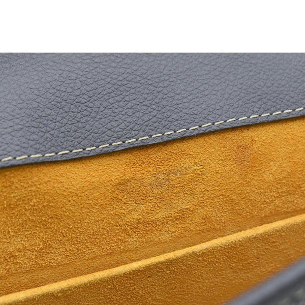 GOYARD Alexandre III Canvas Messenger Bag Black