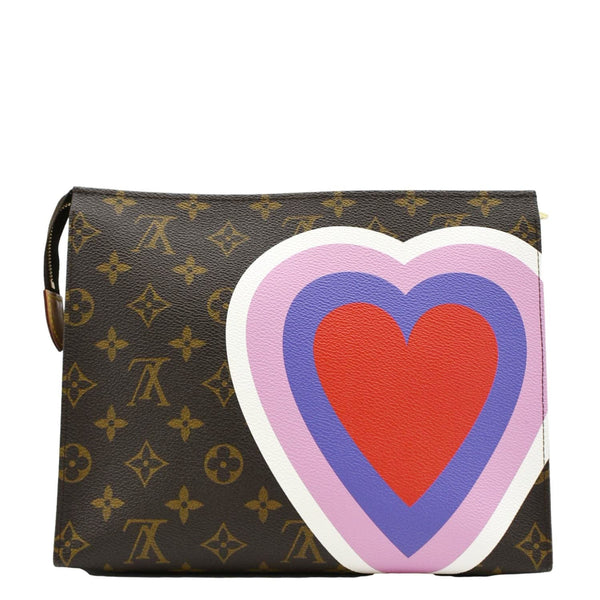 LOUIS VUITTON Game On Toiletry 26 Monogram Canvas Pouch Brown