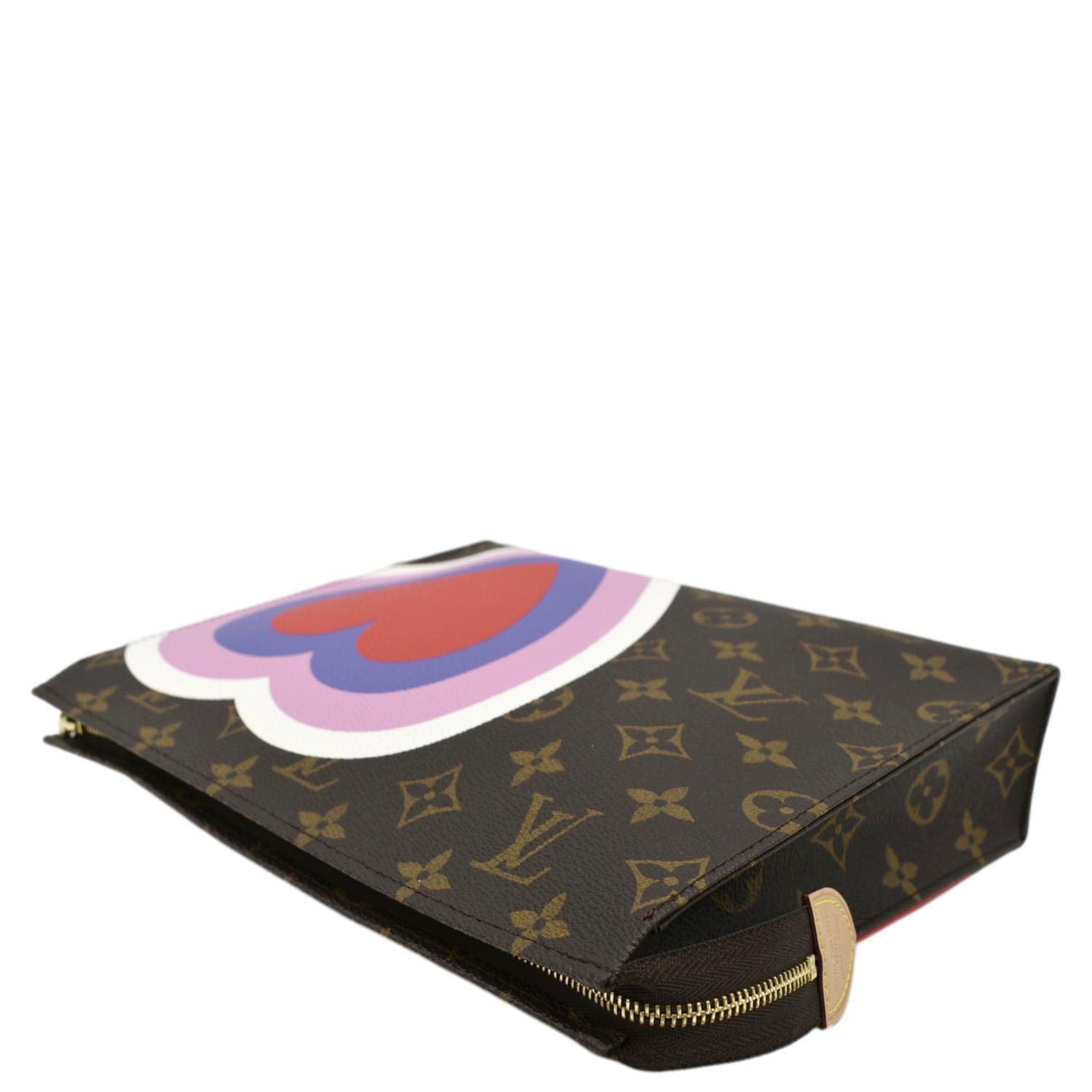 LOUIS VUITTON Game On Toiletry 26 Monogram Canvas Pouch Brown