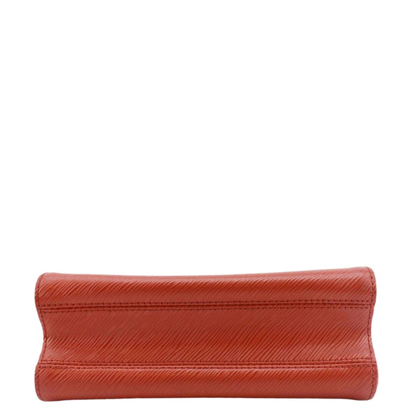 LOUIS VUITTON Twist MM Epi Leather Chain Shoulder Bag Coquelicot