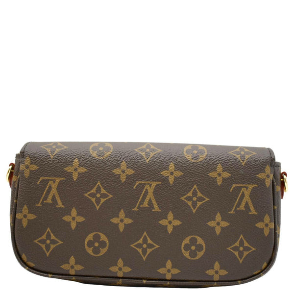 Louis Vuitton Ivy Monogram Canvas Wallet On Chain Shoulder Bag Brown