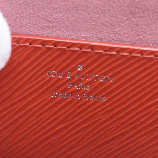LOUIS VUITTON Twist MM Epi Leather Chain Shoulder Bag Coquelicot
