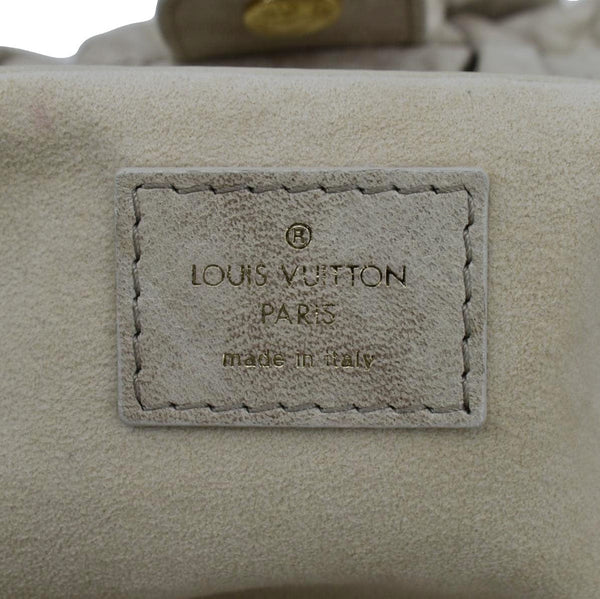 LOUIS VUITTON Olympe PM Monogram Leather Satchel Shoulder Bag Cream