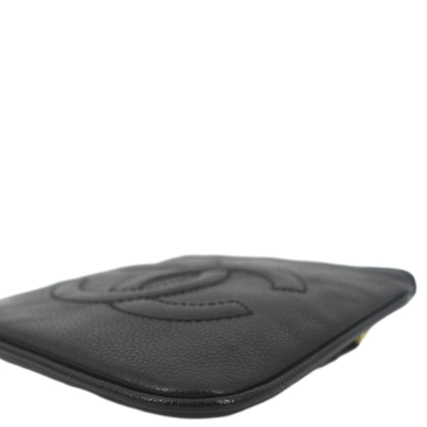 CHANEL Vintage Timeless Caviar Leather Belt Bag Black