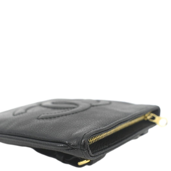 CHANEL Vintage Timeless Caviar Leather Belt Bag Black