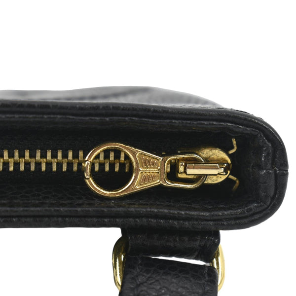 CHANEL Vintage Timeless Caviar Leather Belt Bag Black