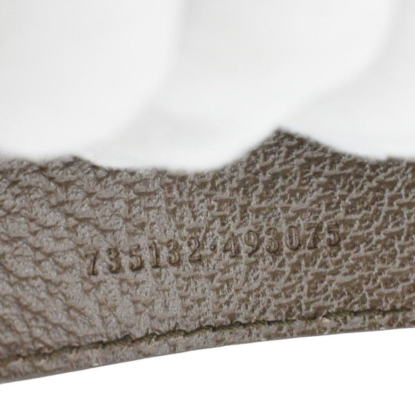 GUCCI Dollar Ophidia Web Small GG Supreme Monogram Canvas New Acero Shoulder Bag Beige 735132